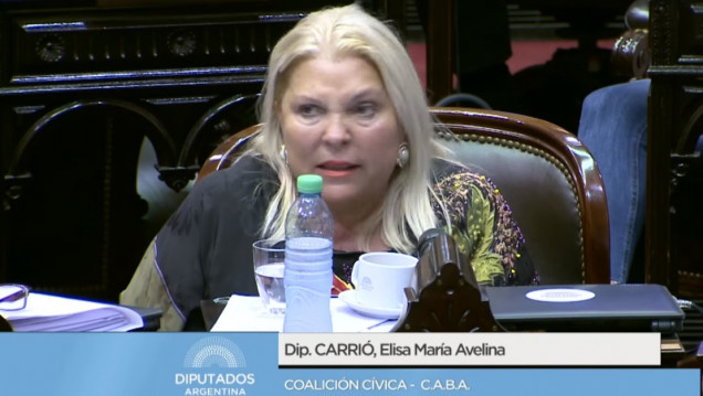 imagen Videos: "¡Estoy harta del progresismo estúpido!", el exabrupto de Carrió