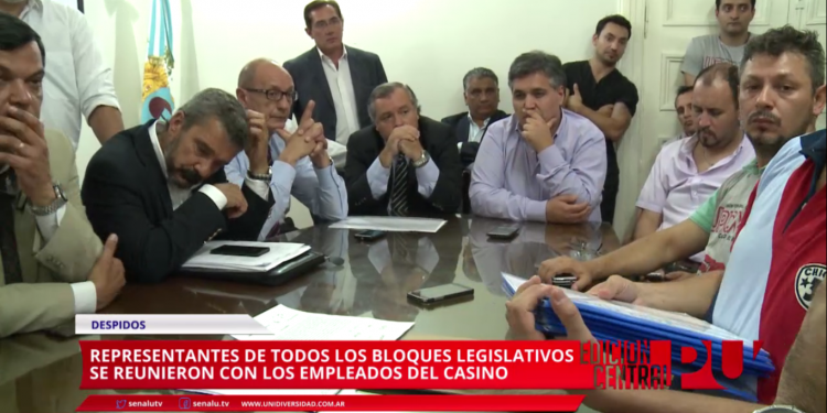 Representantes legislativos se reunieron con empleados del casino