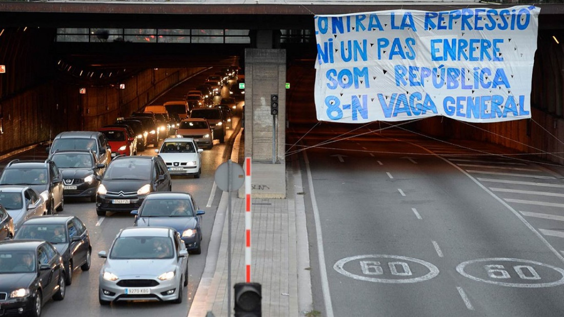 Marchas en Cataluña por la liberación de los independentistas presos