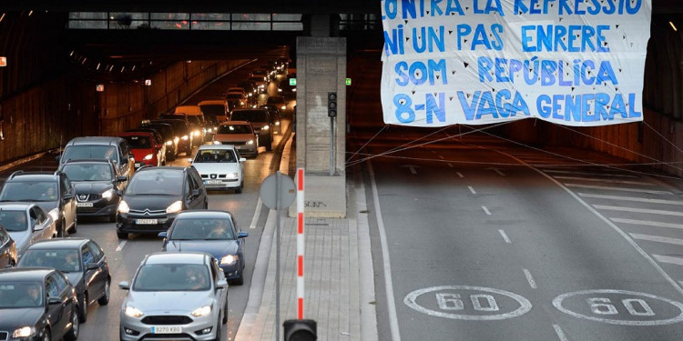 Marchas en Cataluña por la liberación de los independentistas presos