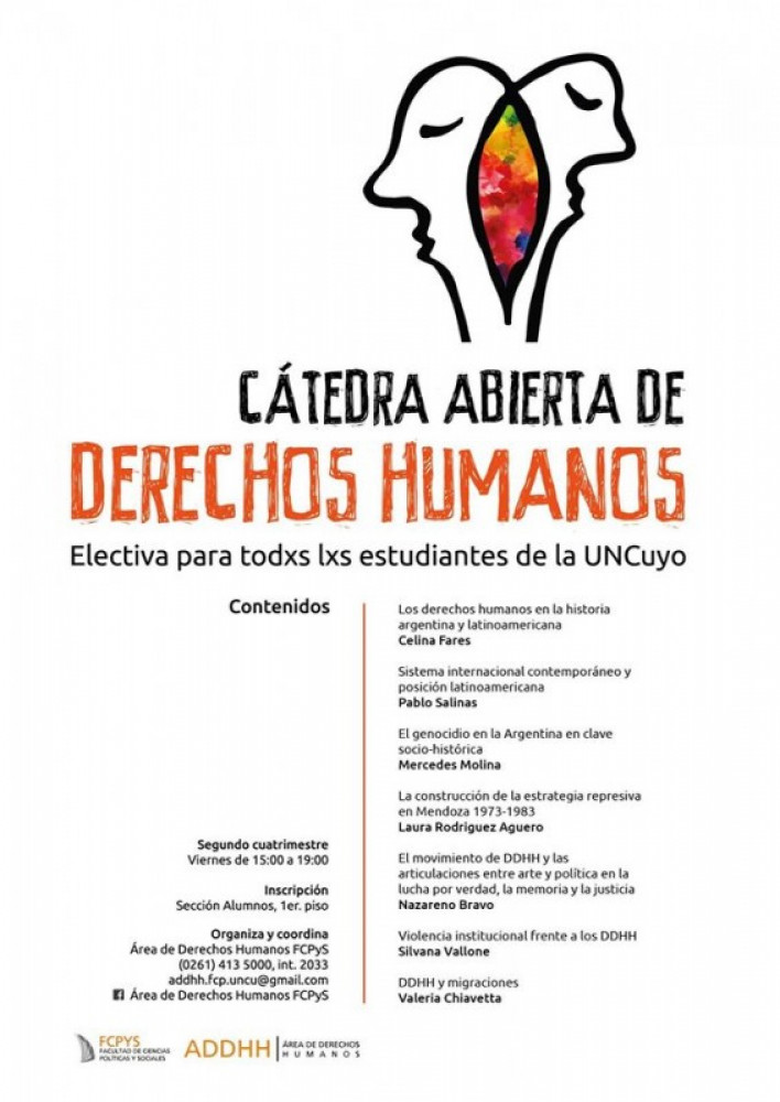 Nueva Cátedra abierta de Derechos Humanos en Ciencias Políticas 