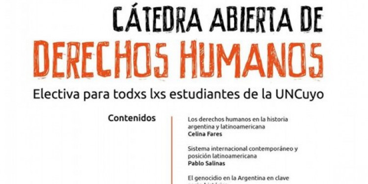 Nueva Cátedra abierta de Derechos Humanos en Ciencias Políticas 