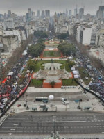 Videos: la conquista de las calles en verde y celeste