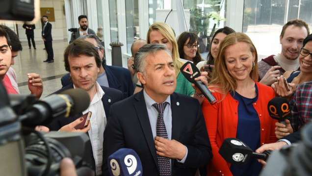 imagen Cornejo: "Que los jueces no paguen Ganancias es una gran desigualdad"