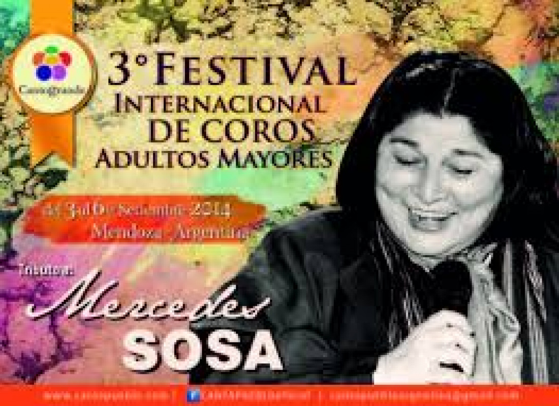 El "CANTOGRANDE" en homenaje a Mercedes Sosa