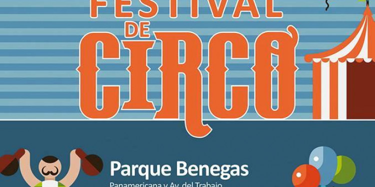 Gran carpa circense en el Parque Benegas de Godoy Cruz