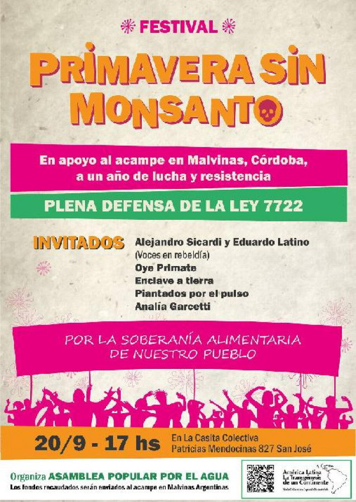 Vivamos una "Primavera sin Monsanto"