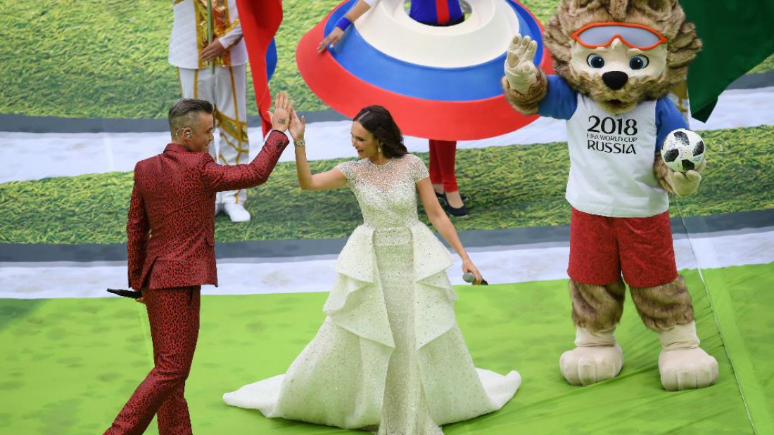 La ceremonia inaugural del Mundial en 10 fotos