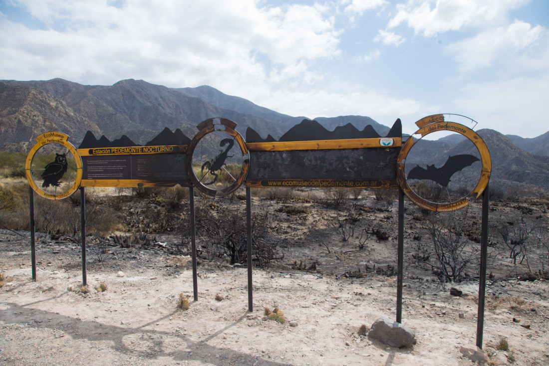 Así quedó el Cerro Arco después del incendio