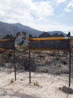 Así quedó el Cerro Arco después del incendio