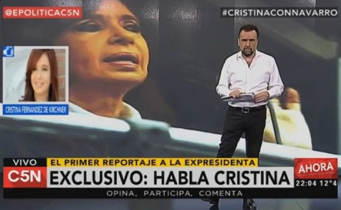 Cristina Kirchner dijo que la persiguen