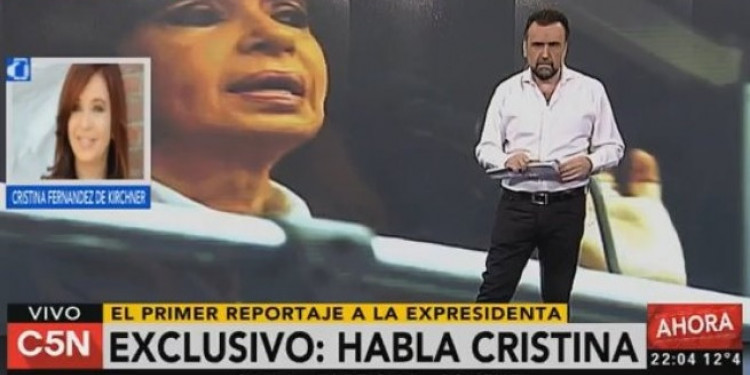Cristina Kirchner dijo que la persiguen