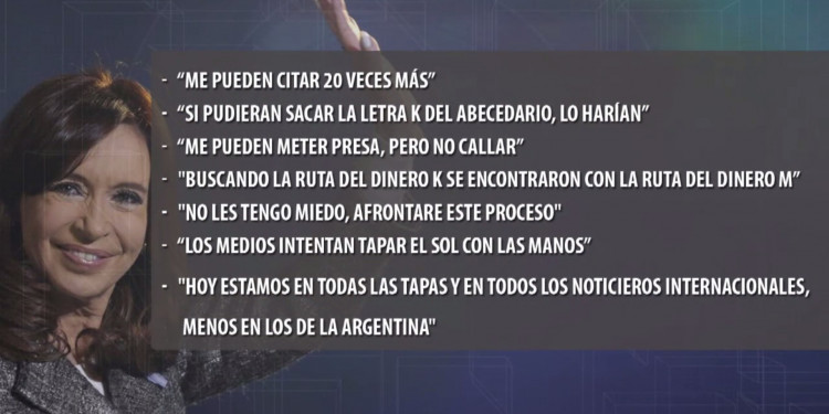 CFK declaró ante el juez Bonadío por la causa dólar futuro