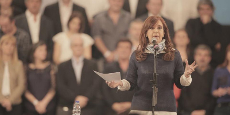 CFK pidió que el voto opositor se concentre en Unidad Ciudadana 