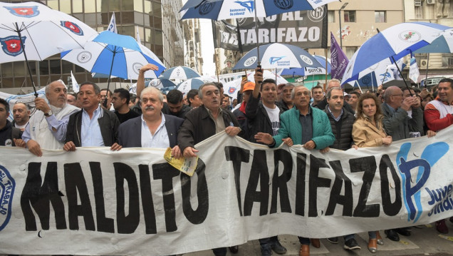 imagen CGT: "El tarifazo no se puede pagar"