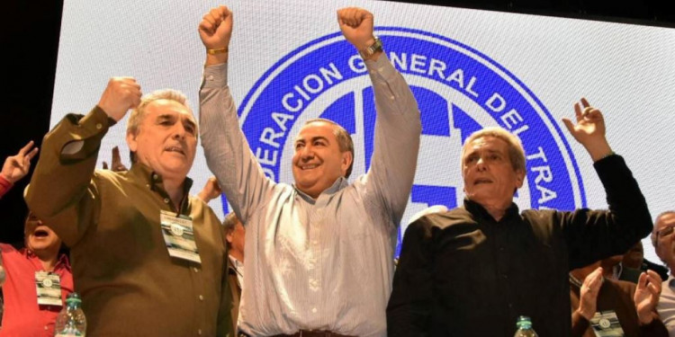 Los "Gordos" en La Rosada y una reunión para frenar el paro nacional