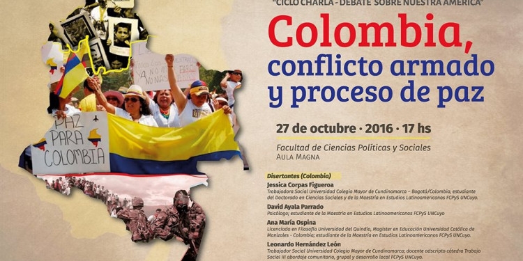 Charla abierta "Colombia, conflicto armado y proceso de paz"