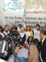 "Nuestro límite es la represión a los maestros"