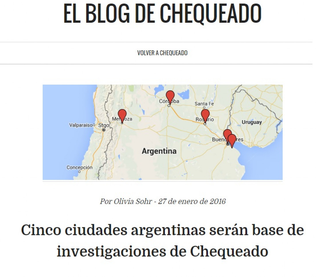 "Chequeado" hará investigaciones periodísticas en Mendoza