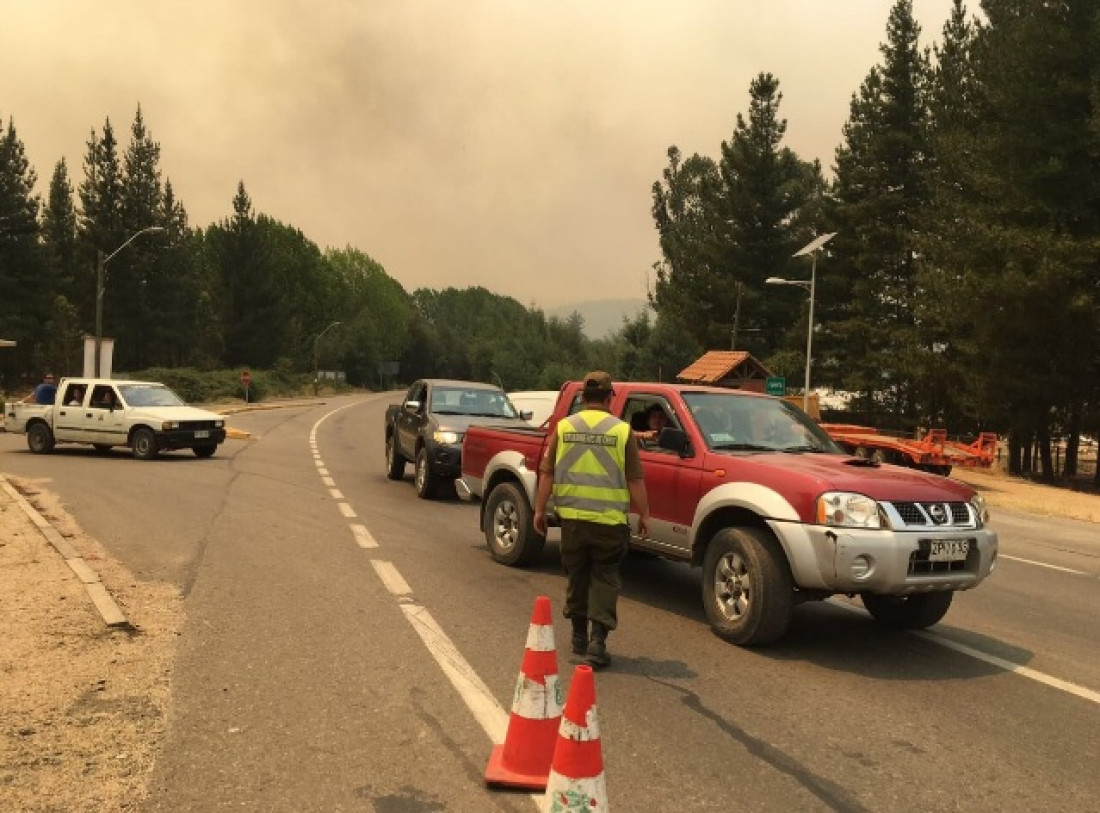 Ayuda internacional refuerza lucha contra el peor incendio forestal en la historia de Chile