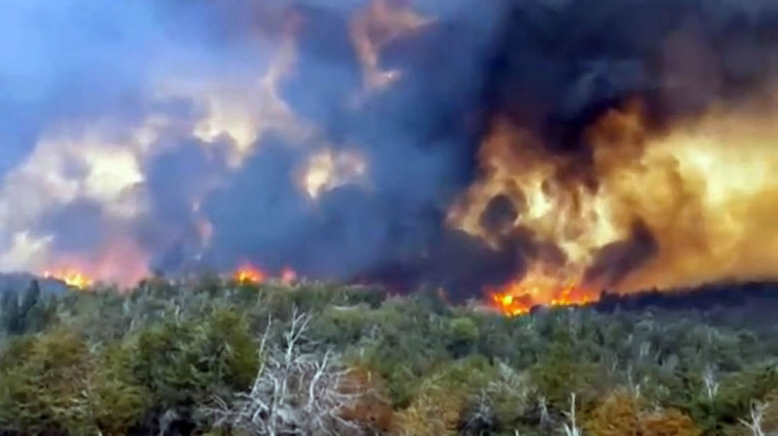 Son al menos 34 mil las hectáreas afectadas por los incendios en Chubut