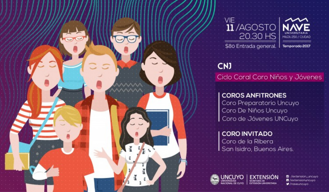 Empieza un nuevo Ciclo del Coro de Niños y Jóvenes de la UNCUYO