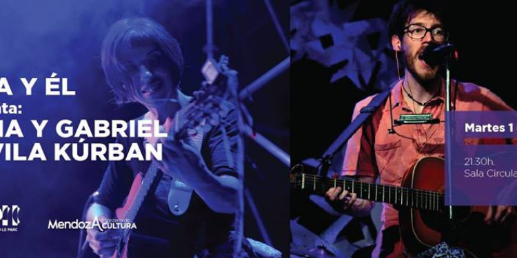 Gabriel Dávila Kurbán y Nuna, en el Ciclo "Ella y Él"