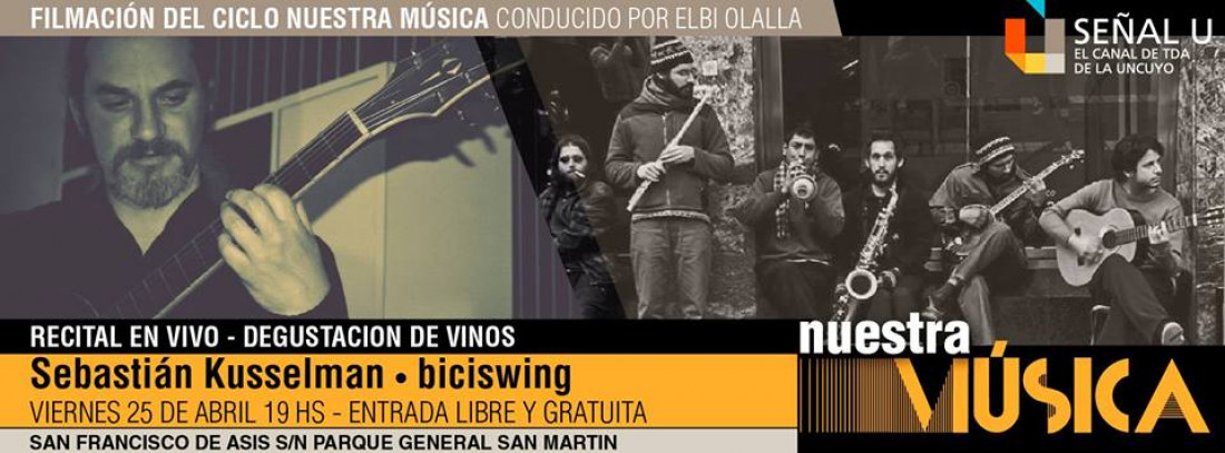 Biciswing y Sebastián Kusselman, juntos en el Ciclo "Nuestra Música"