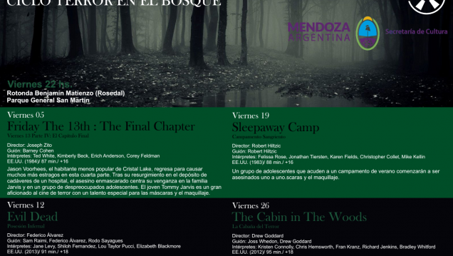 imagen Para todos los gustos: Cine de Terror en el Bosque