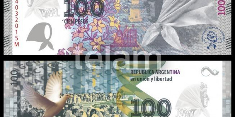 Nuevo billete de 100 en homenaje a Madres y Abuelas