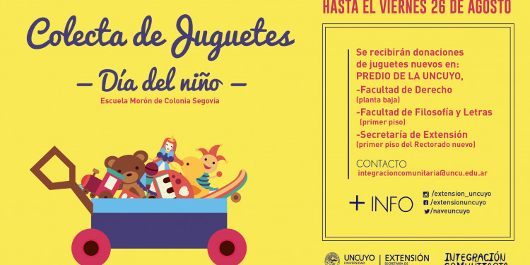 Extensión impulsa colecta de juguetes para el Día del Niño