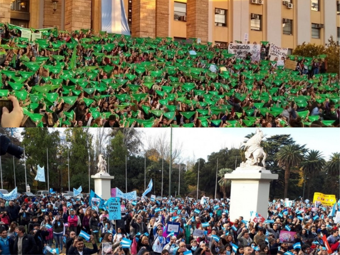 Mendoza se manifestará en contra y a favor del aborto legal