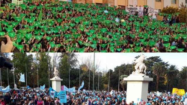 imagen Mendoza se manifestará en contra y a favor del aborto legal