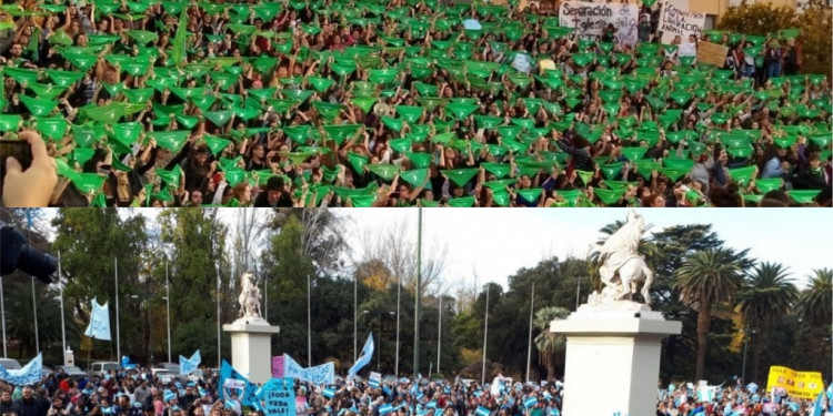 Mendoza se manifestará en contra y a favor del aborto legal