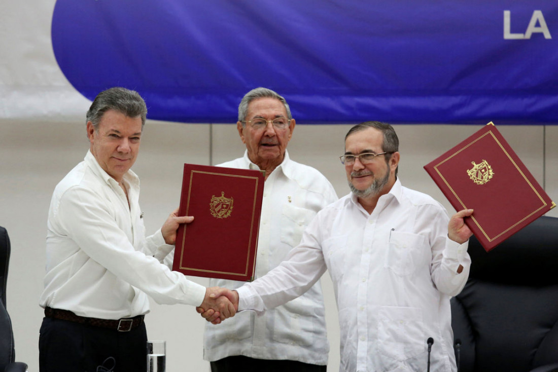 La firma de la paz con las FARC busca impulsar el "Sí" al plebiscito