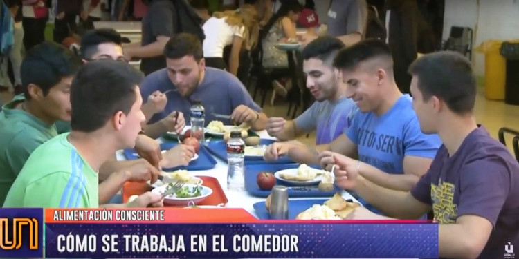 Así se trabaja en el comedor de la UNCUYO