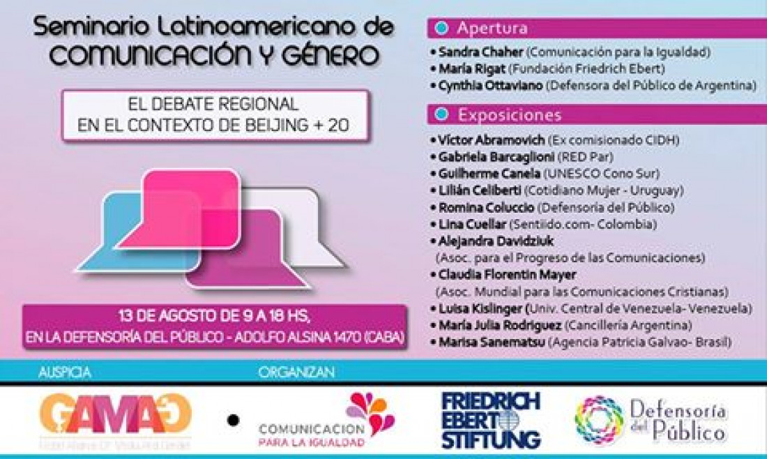 Seminario Regional para debatir sobre Comunicación‬ y ‪‎Género‬