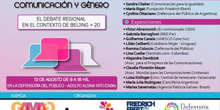 Seminario Regional para debatir sobre Comunicación‬ y ‪‎Género‬