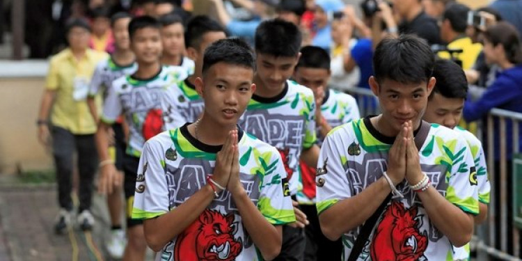 Los niños de la cueva de Tailandia hablan por primera vez para los medios