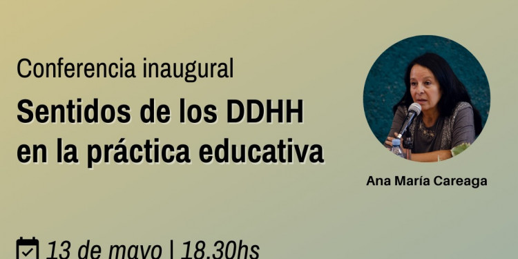 Cátedra Abierta "Perspectivas de Derechos Humanos en las prácticas educativas"