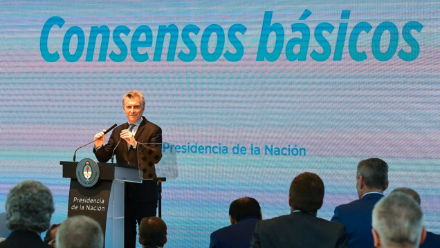imagen "Consensos básicos", los ejes de las reformas del Gobierno