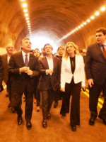 Cornejo inauguró el túnel Cacheuta-Potrerillos y adelantó nuevas obras