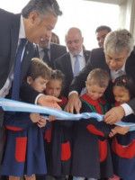 Cornejo inauguró el ciclo lectivo en un jardín de infantes