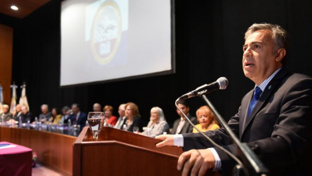 imagen Cornejo sobre el fondo sojero: "Mendoza no quedará desfinanciada"