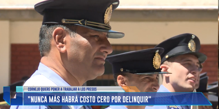 Cornejo: "Nunca más habrá costo cero por delinquir"