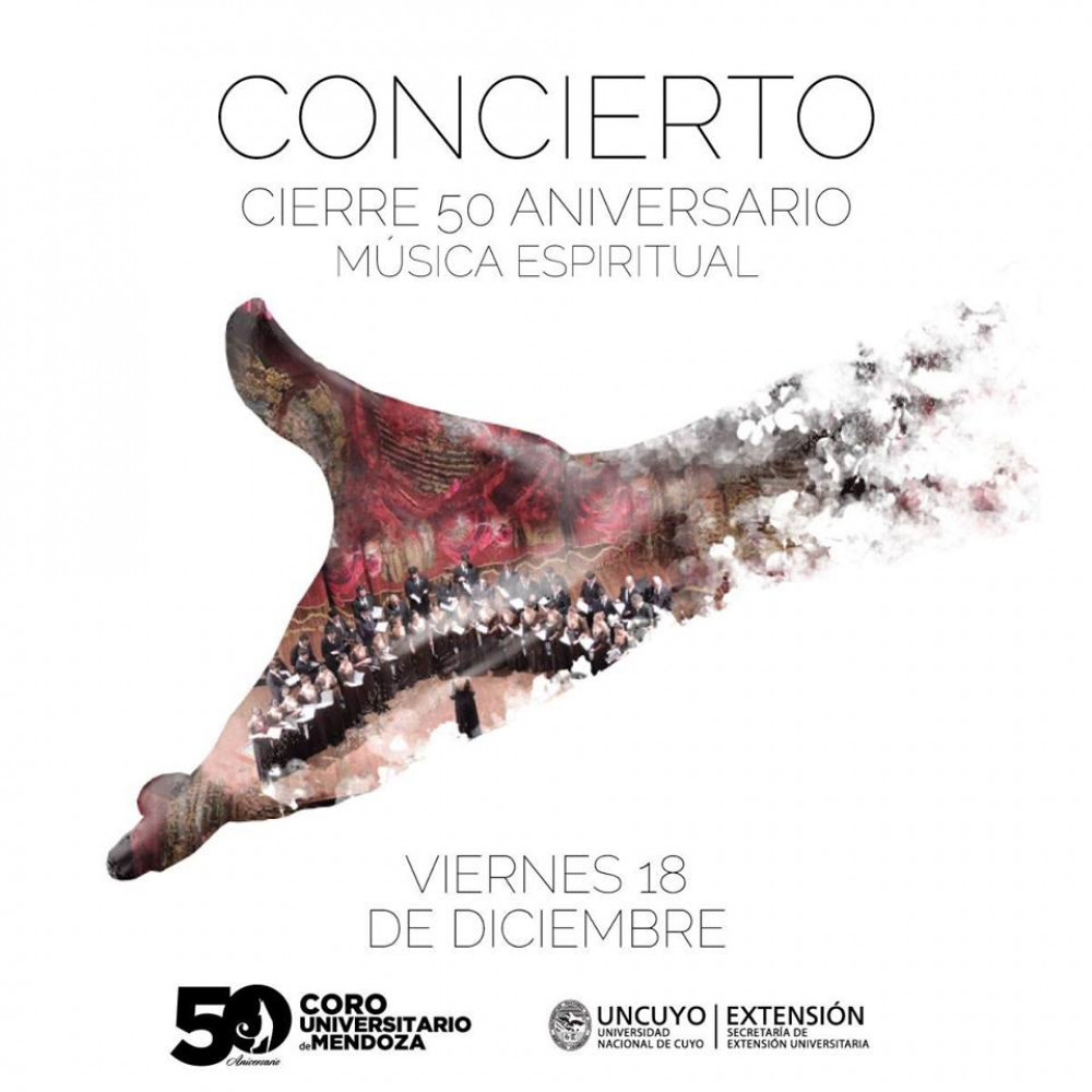 Este viernes llega el "Cierre 50 Aniversario" del Coro Universitario