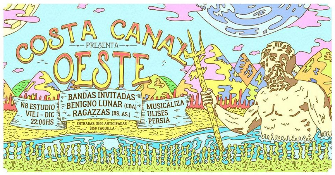 Rock para las olas: Costa Canal presenta "Oeste"