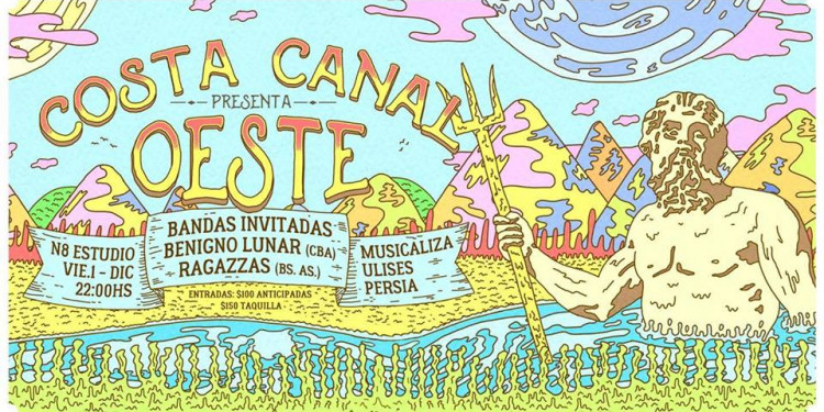 Rock para las olas: Costa Canal presenta "Oeste"
