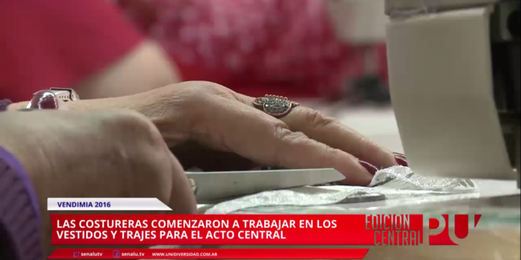 Comenzó el trabajo de las costureras para la Vendimia