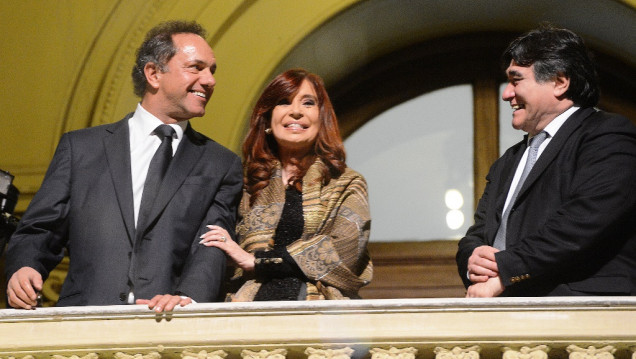 imagen Cristina recibirá esta tarde a Scioli y a Zannini en Olivos